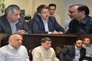 دکتر ندافی از گروه سلامت محیط و کار معاونت بهداشت دانشگاه علوم پزشکی تهران بازدید کرد